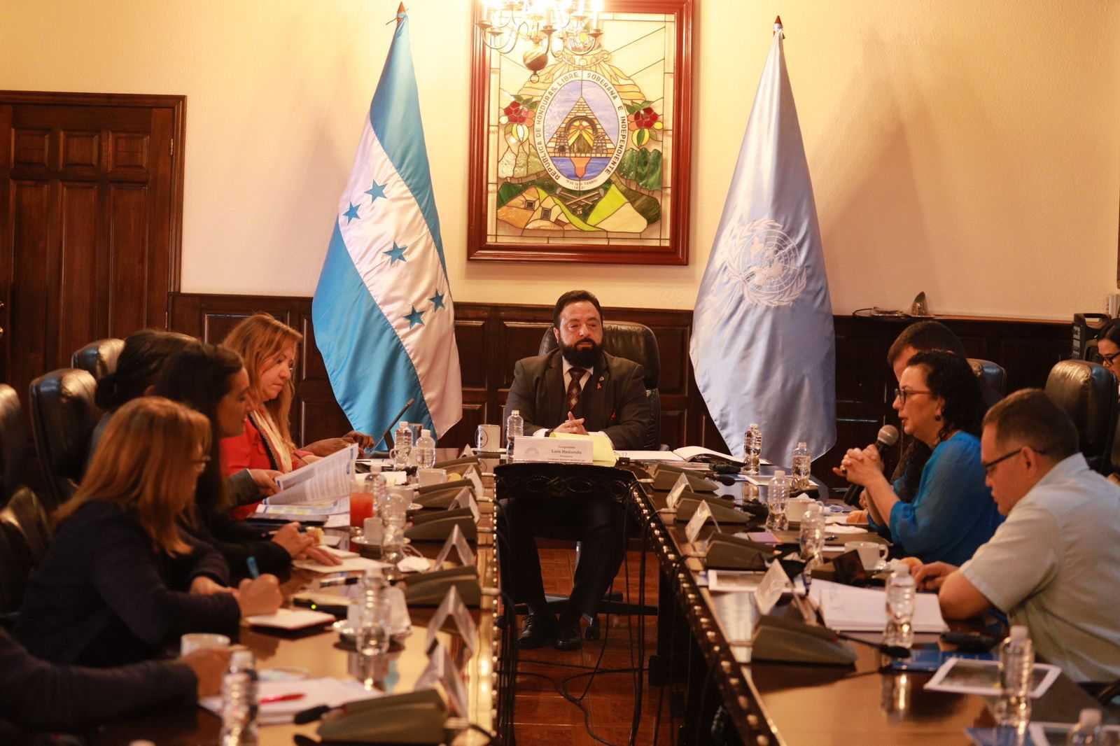 Presidente Luis Redondo y representantes de Naciones Unidas analizaron iniciativa de Ley de Desplazados